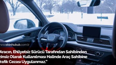 Araç sahibine trafik cezası yazılır mı?