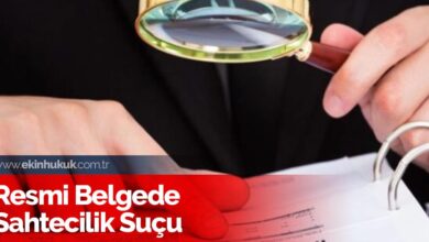 Resmi Belgede Sahtecilik Suçu