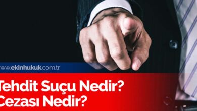 Tehdit Suçu Nedir?